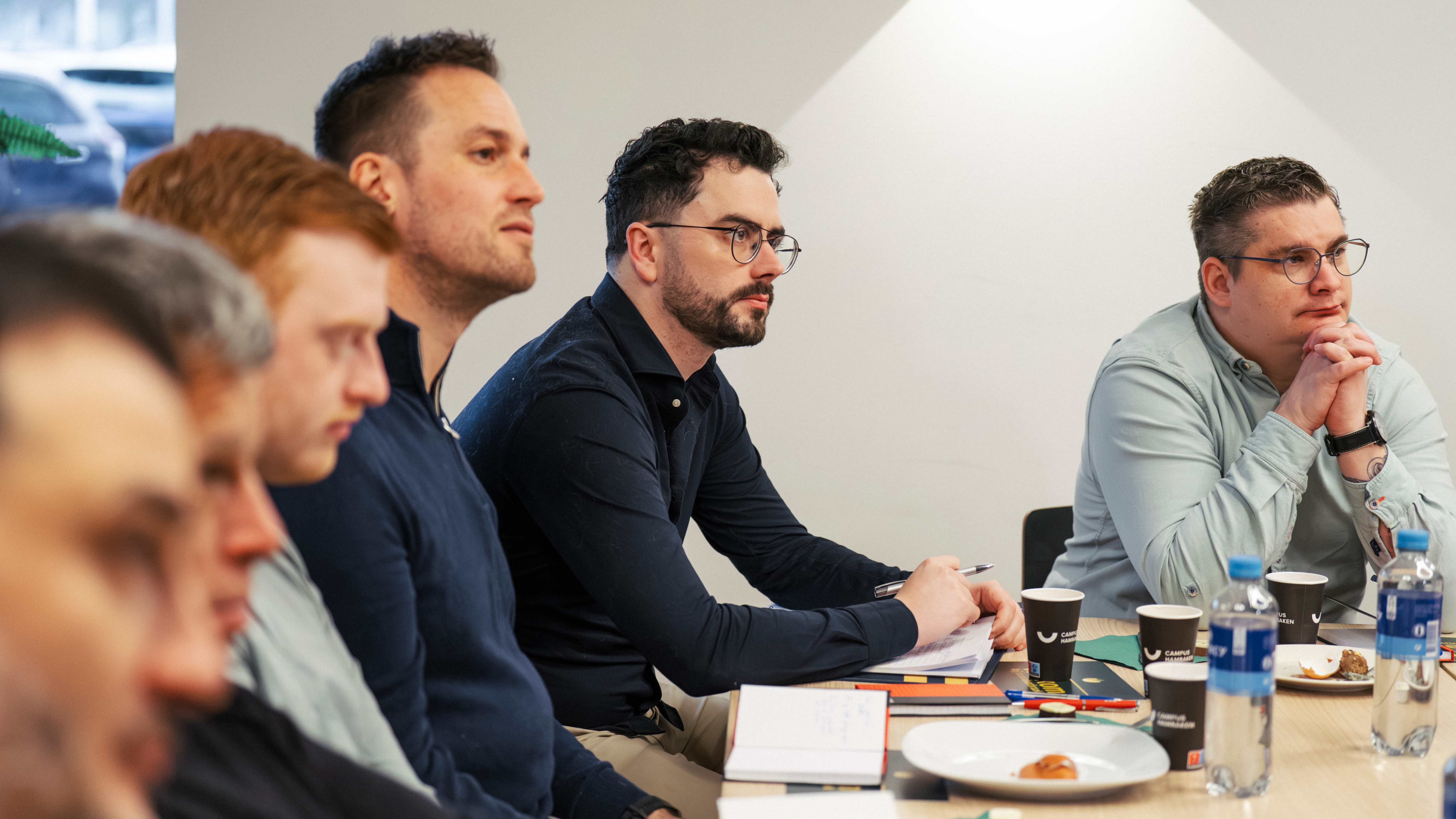 Professionele bedrijfsbegeleiding sessie met management team